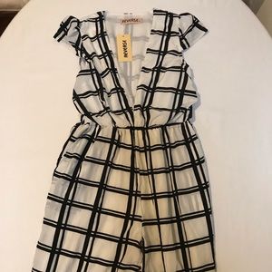 Black and White Jumpsuit